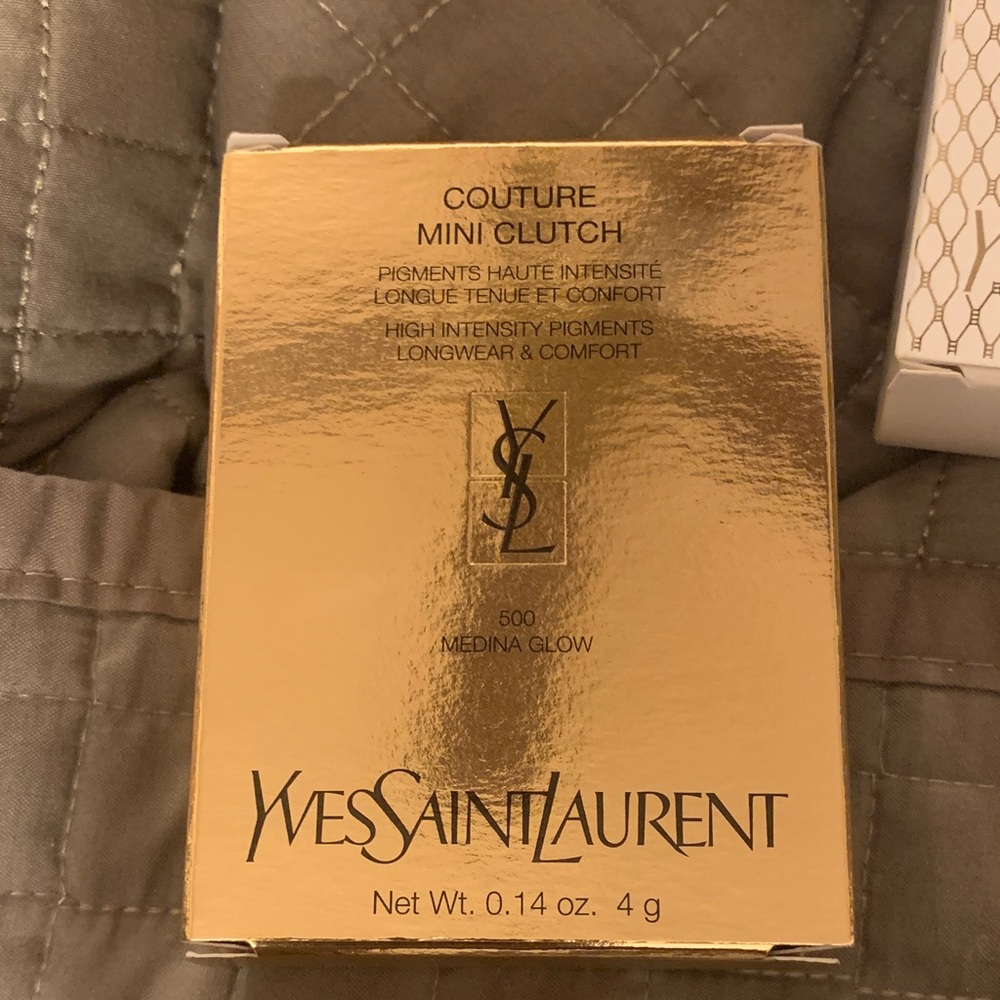 Yves Saint Laurent Medina Glow Gold Clutch